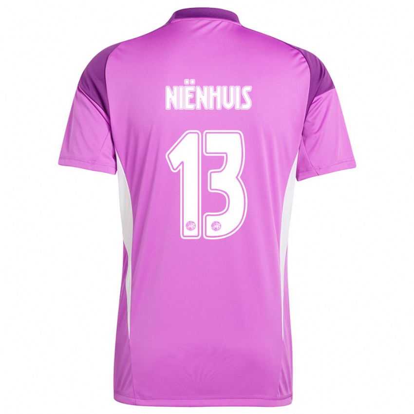 גברים לואיס ניינהויס #13 סגול בהיר לבן חולצת שוער 2025/26 חולצה קצרה