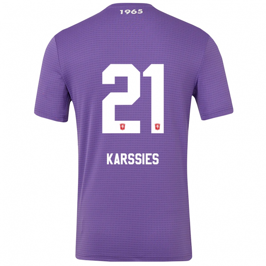 גברים סאם לוקה קרסי #21 סגול בינוני חולצת שוער 2025/26 חולצה קצרה