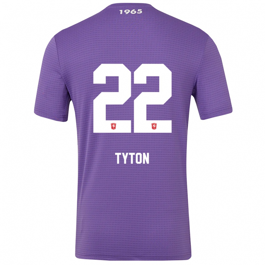 גברים פשמיסלאב טיטון #22 סגול בינוני חולצת שוער 2025/26 חולצה קצרה