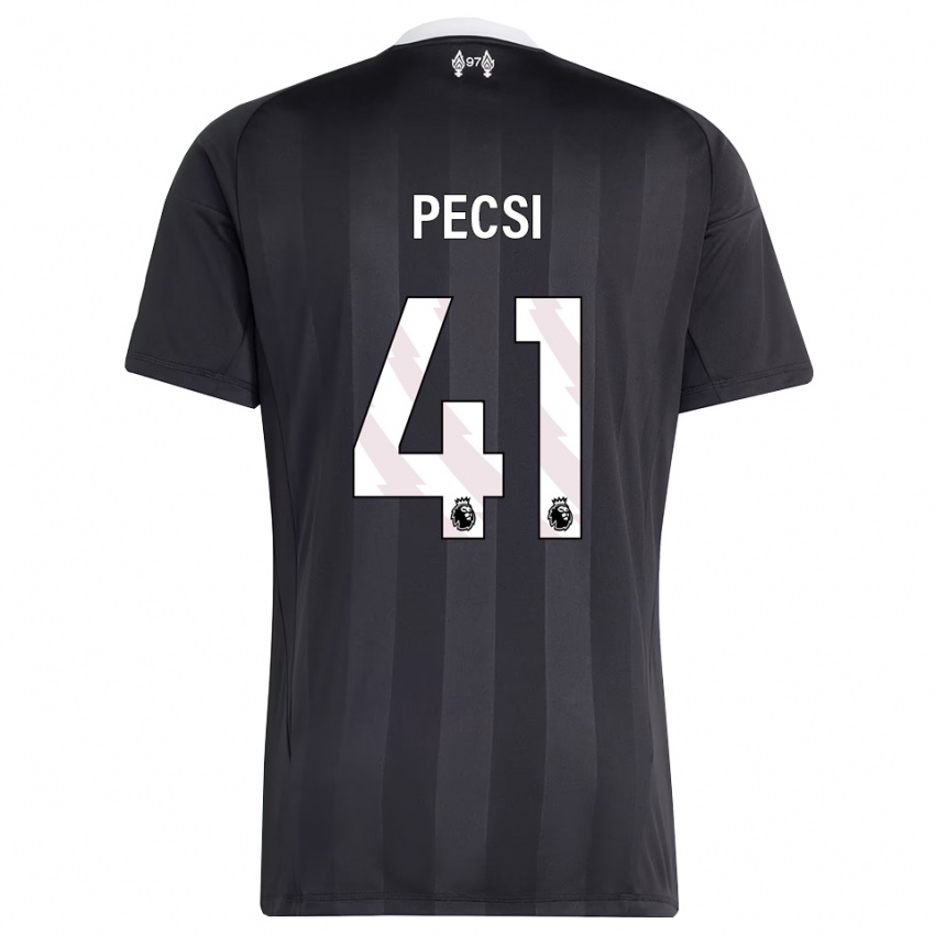 גברים ארמין פצ'י #41 שחור לבן חולצת שוער 2025/26 חולצה קצרה