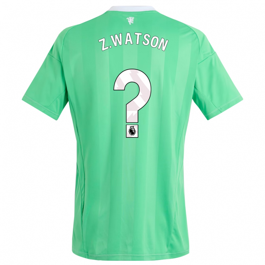 גברים Zac Watson #0 ירוק אזמרגד חולצת שוער 2025/26 חולצה קצרה