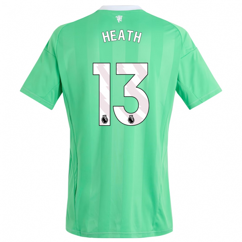 גברים Fred Heath #13 ירוק אזמרגד חולצת שוער 2025/26 חולצה קצרה