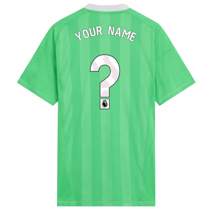 גברים ארסנל ירוק בהיר לבן חולצת שוער 2025/26 חולצה קצרה