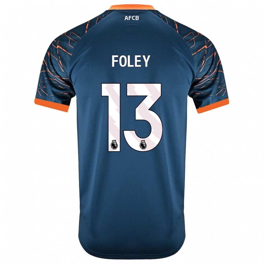 גברים ארין פולי #13 כחול צפחה כהה חולצת שוער 2025/26 חולצה קצרה