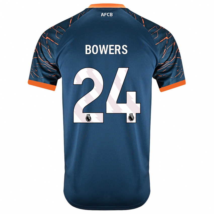 גברים קלצי רוז באוורס #24 כחול צפחה כהה חולצת שוער 2025/26 חולצה קצרה