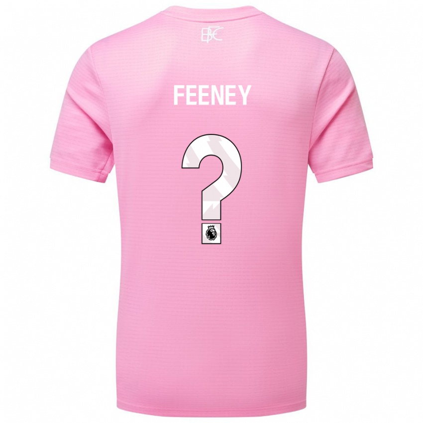 גברים Callum Feeney #0 ורוד לבן חולצת שוער 2025/26 חולצה קצרה