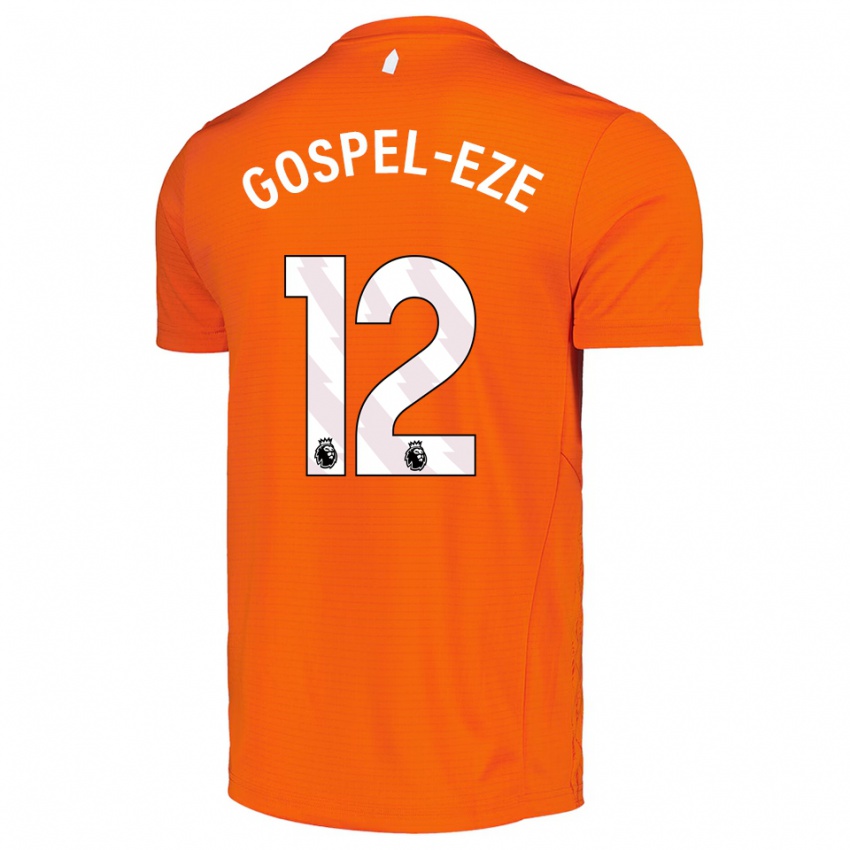 גברים Goodness Gospel-Eze #12 כתום שחור חולצת שוער 2025/26 חולצה קצרה