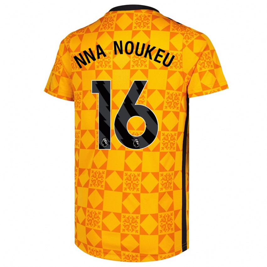 גברים בלונדי ננה נוקו #16 צהוב שחור חולצת שוער 2025/26 חולצה קצרה