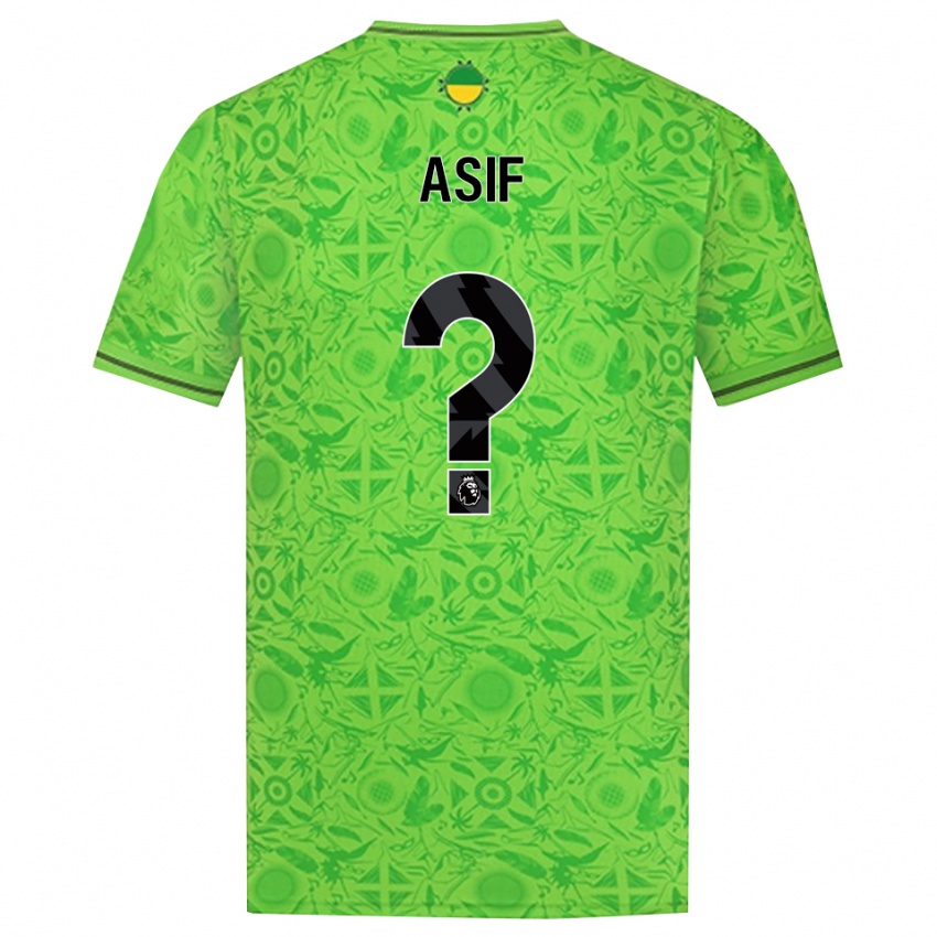 גברים Dawood Asif #0 ירוק שחור חולצת שוער 2025/26 חולצה קצרה
