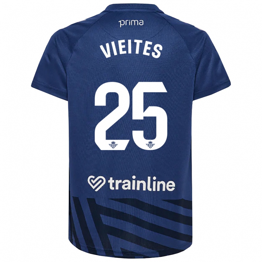 גברים פראן וייטס #25 כחול מלכותי לבן חולצת שוער 2025/26 חולצה קצרה