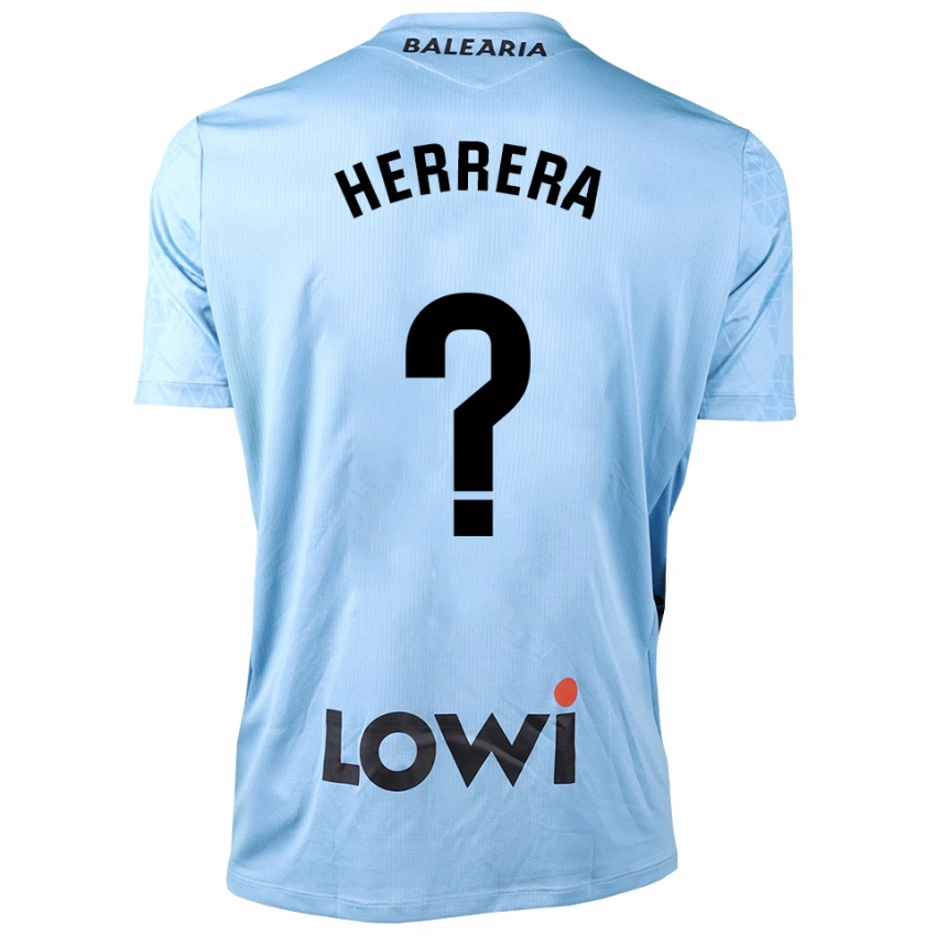 גברים אסייר הררה סראנו #0 כחול בהיר שחור חולצת שוער 2025/26 חולצה קצרה