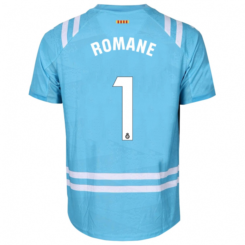 גברים רומנה סלבדור #1 כחול בהיר לבן חולצת שוער 2025/26 חולצה קצרה