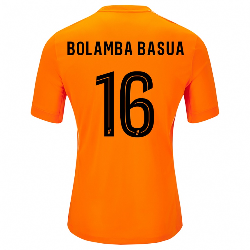 גברים Kévin Bolamba Basua #16 כתום שחור חולצת שוער 2025/26 חולצה קצרה