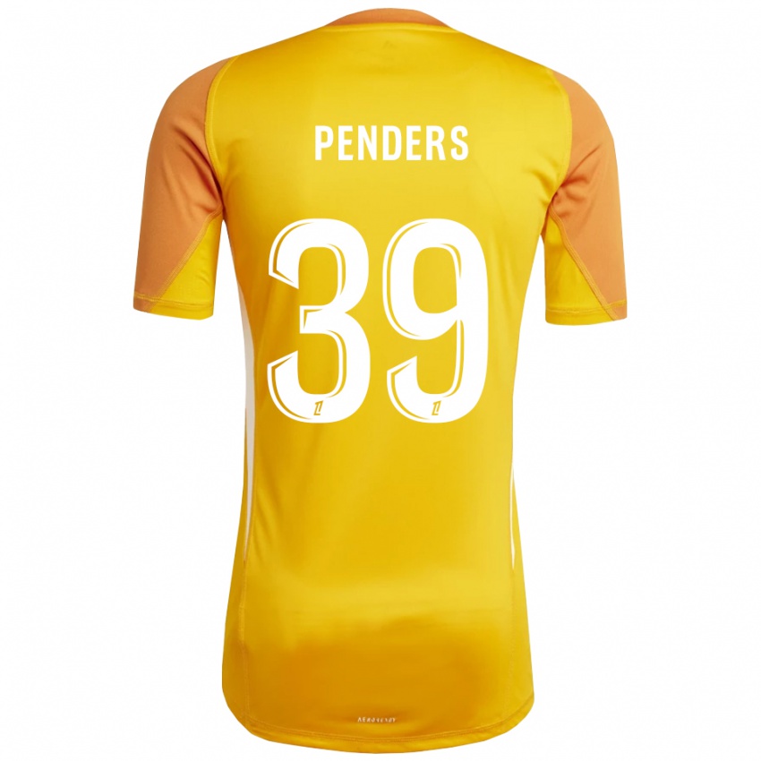 גברים מייק פנדרס #39 כתום לבן חולצת שוער 2025/26 חולצה קצרה