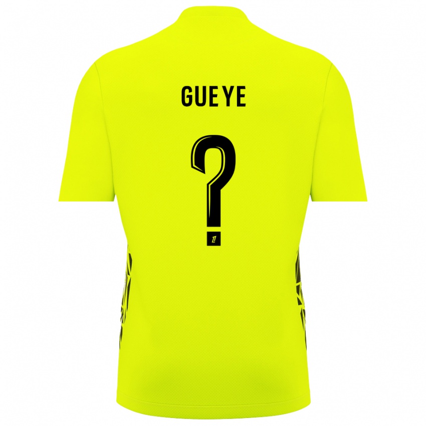 גברים Khady Gueye #0 ירוק פלורסנט חולצת שוער 2025/26 חולצה קצרה