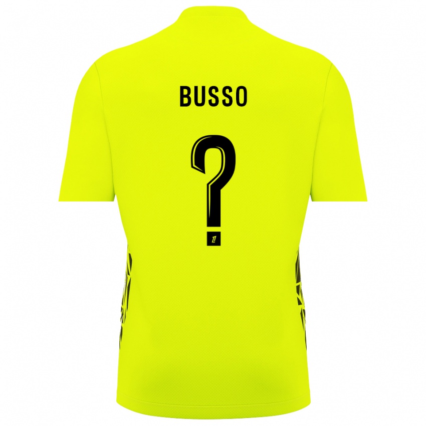 גברים Louise Busso #0 ירוק פלורסנט חולצת שוער 2025/26 חולצה קצרה