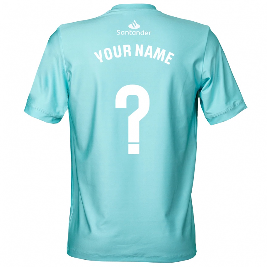 גברים ראסינג סנטנדר ציאן בהיר לבן חולצת שוער 2025/26 חולצה קצרה