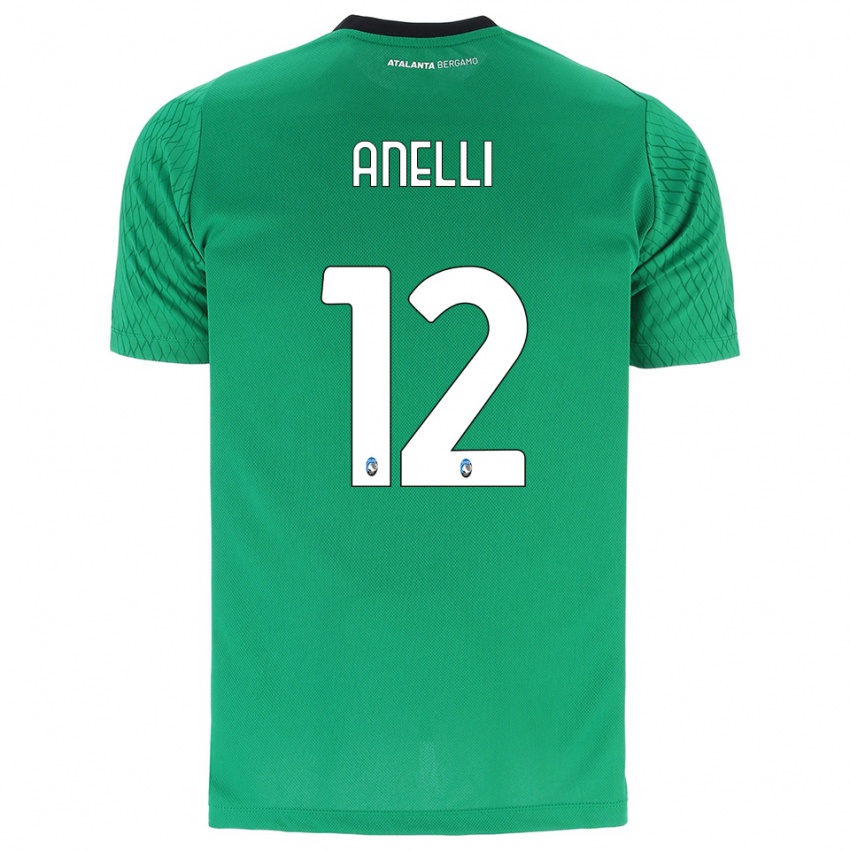 גברים Alessandro Anelli #12 ירוק אזמרגד חולצת שוער 2025/26 חולצה קצרה