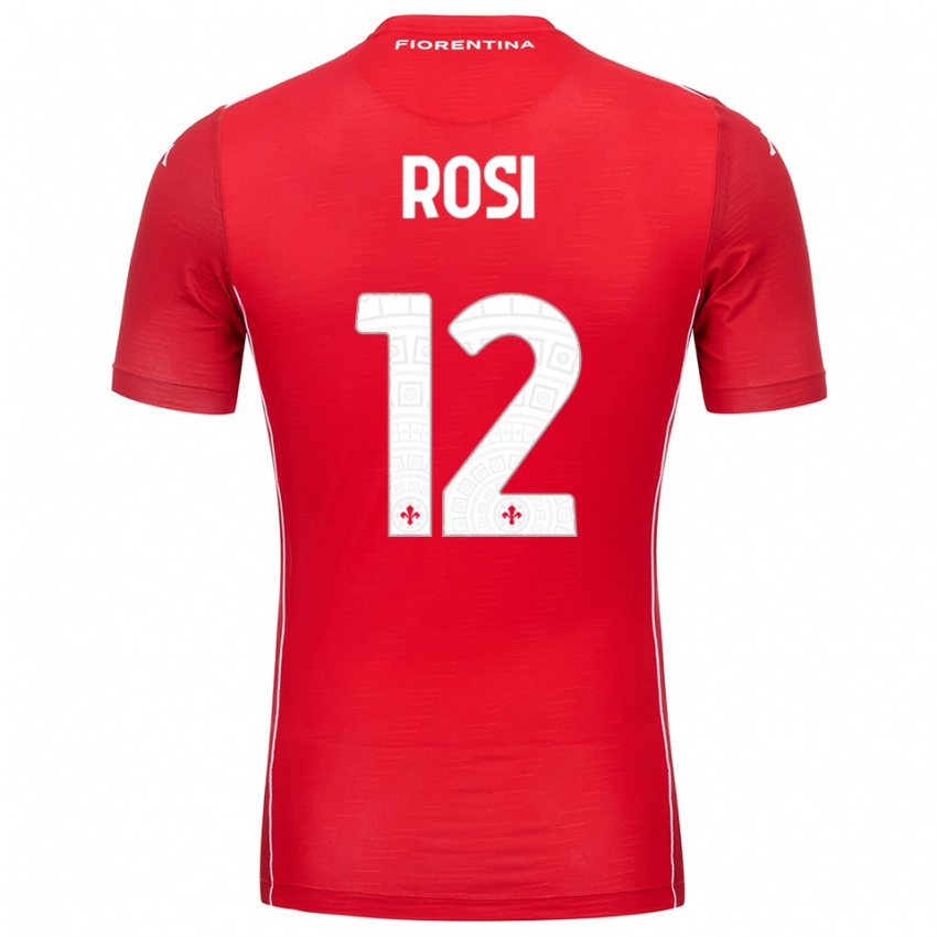 גברים Ettore Rosi #12 לבן אדום חולצת שוער 2025/26 חולצה קצרה