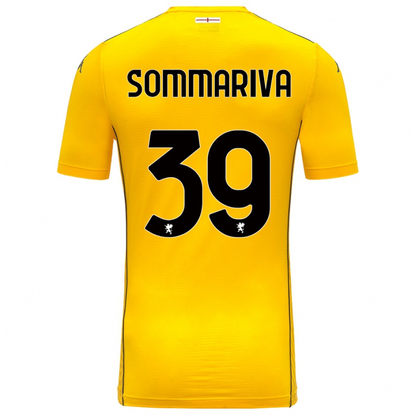 גברים דניאלה סומריבה #39 צהוב כהה שחור חולצת שוער 2025/26 חולצה קצרה