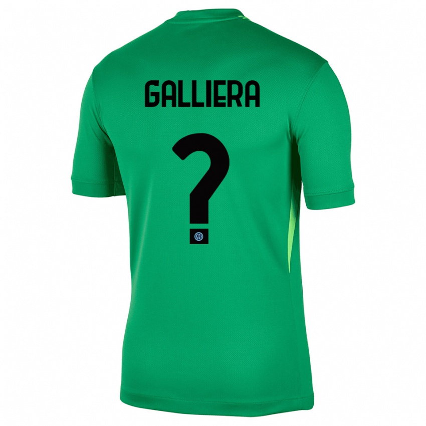 גברים קרלו אנטוניו גליירה #0 ירוק בהיר שחור חולצת שוער 2025/26 חולצה קצרה