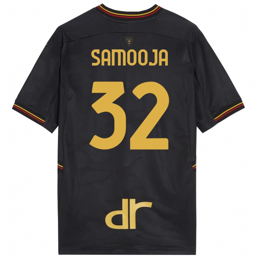 גברים Jasper Samooja #32 שחור חום חולצת שוער 2025/26 חולצה קצרה