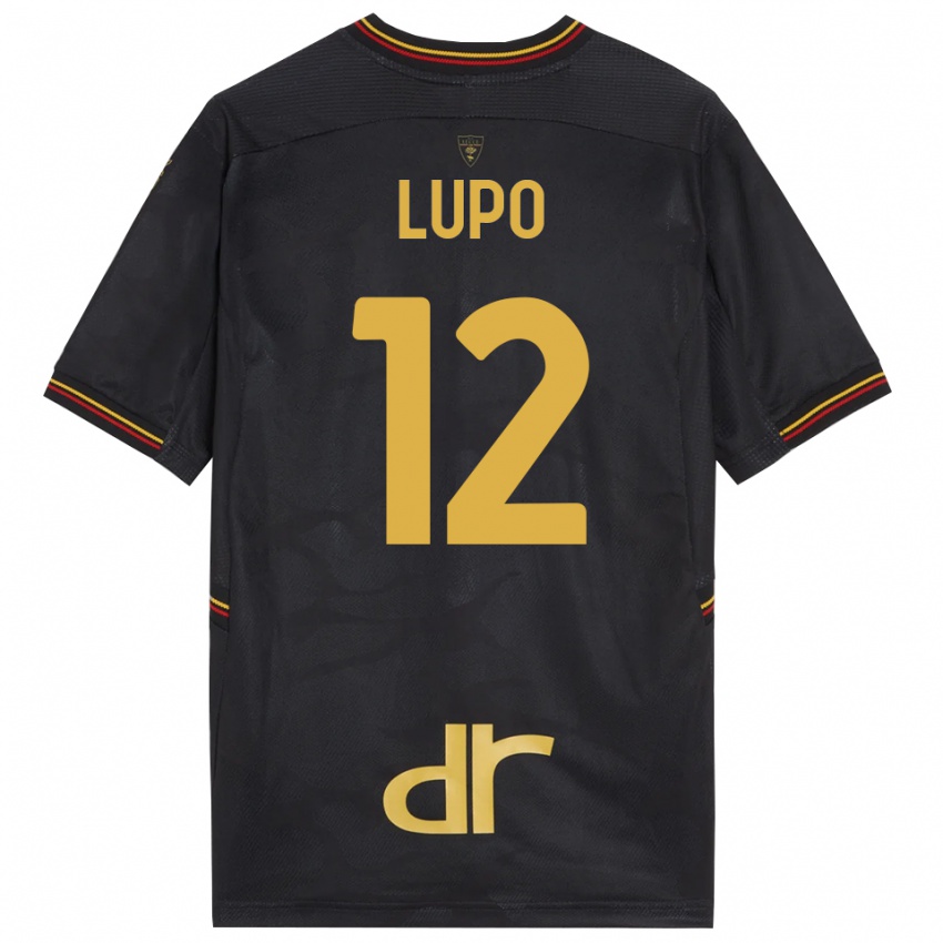 גברים Christian Lupo #12 שחור חום חולצת שוער 2025/26 חולצה קצרה