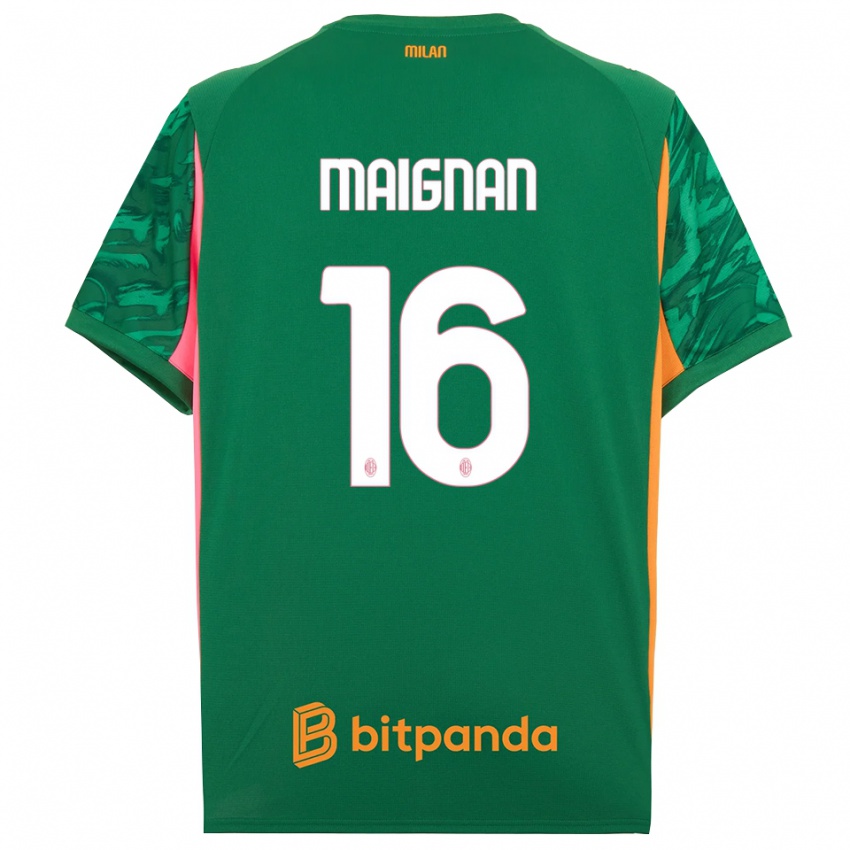 גברים מייק מניאן #16 ורוד כתום ירוק חולצת שוער 2025/26 חולצה קצרה