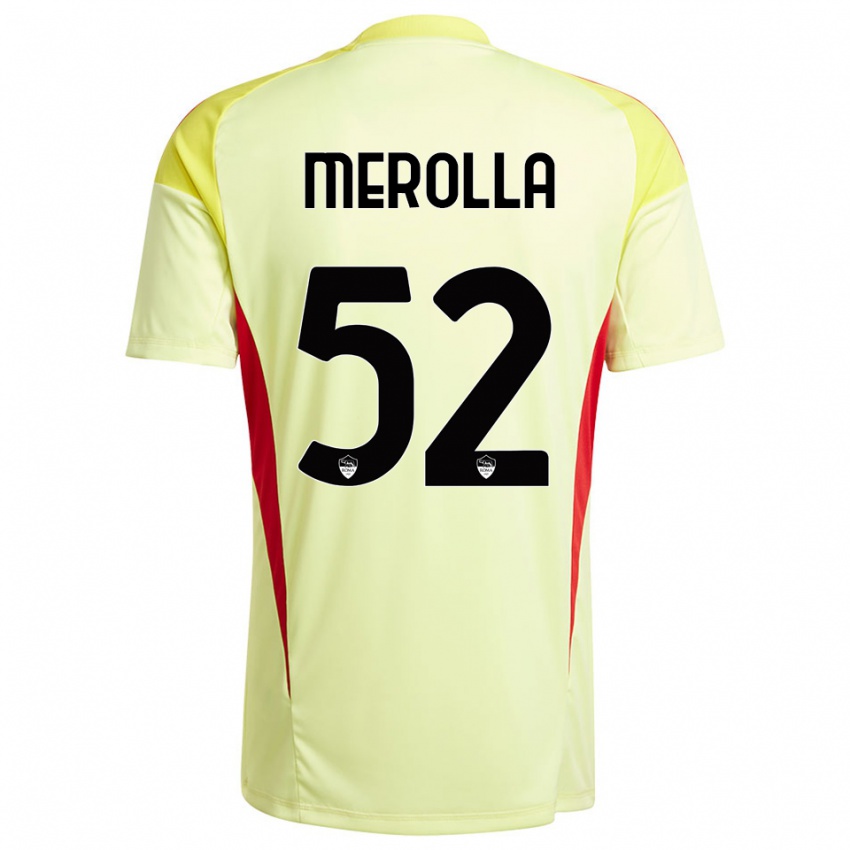 גברים ליליאנה מרולה #52 כתום צהוב בהיר חולצת שוער 2025/26 חולצה קצרה