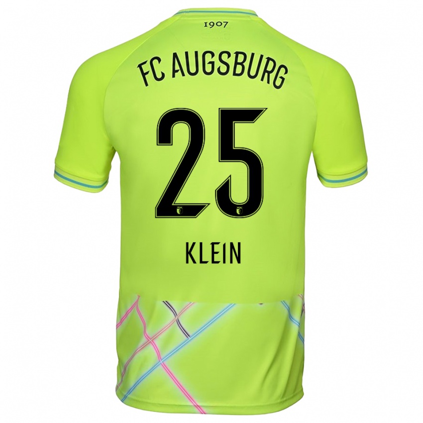 גברים Daniel Klein #25 צהוב ירוק שחור חולצת שוער 2025/26 חולצה קצרה