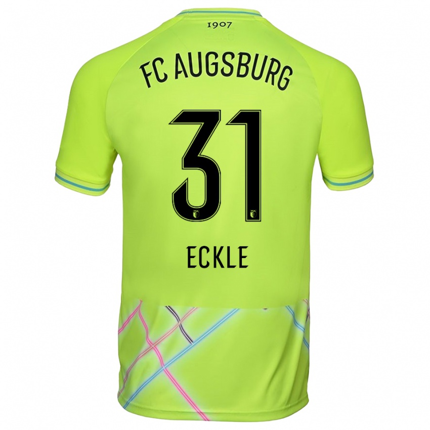 גברים פיליפ אקלה #31 צהוב ירוק שחור חולצת שוער 2025/26 חולצה קצרה