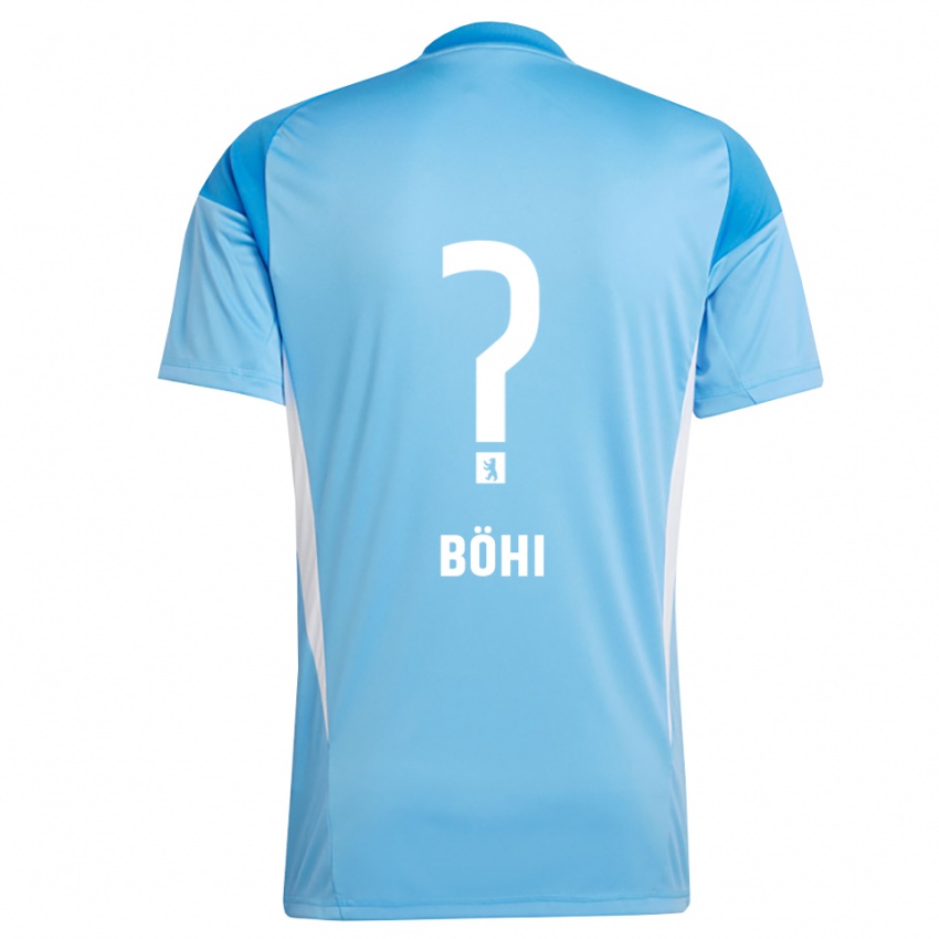 גברים Nadine Böhi #0 שחור כחול חולצת שוער 2025/26 חולצה קצרה