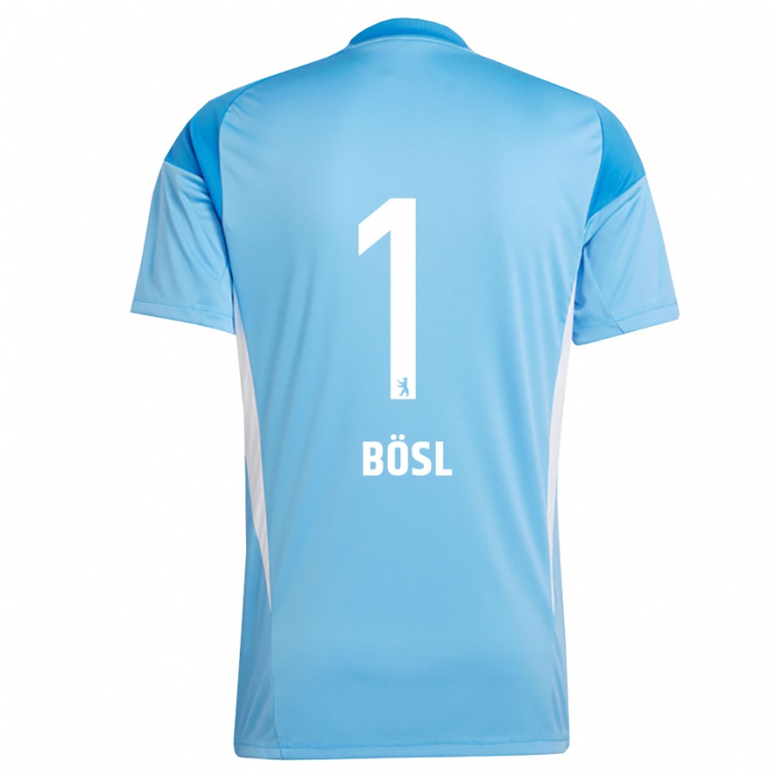 גברים קארה בוסל #1 שחור כחול חולצת שוער 2025/26 חולצה קצרה