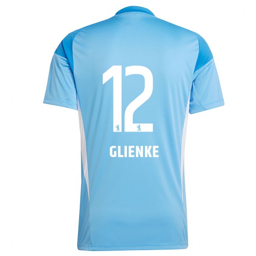 גברים Niklas Glienke #12 שחור כחול חולצת שוער 2025/26 חולצה קצרה