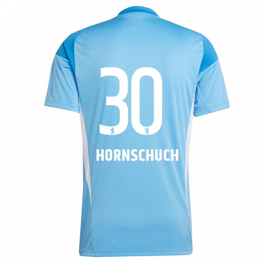 גברים שרה הורנשיץ' #30 שחור כחול חולצת שוער 2025/26 חולצה קצרה