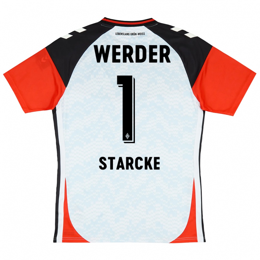 גברים בנט סטארקה #1 צהוב אדום שחור חולצת שוער 2025/26 חולצה קצרה