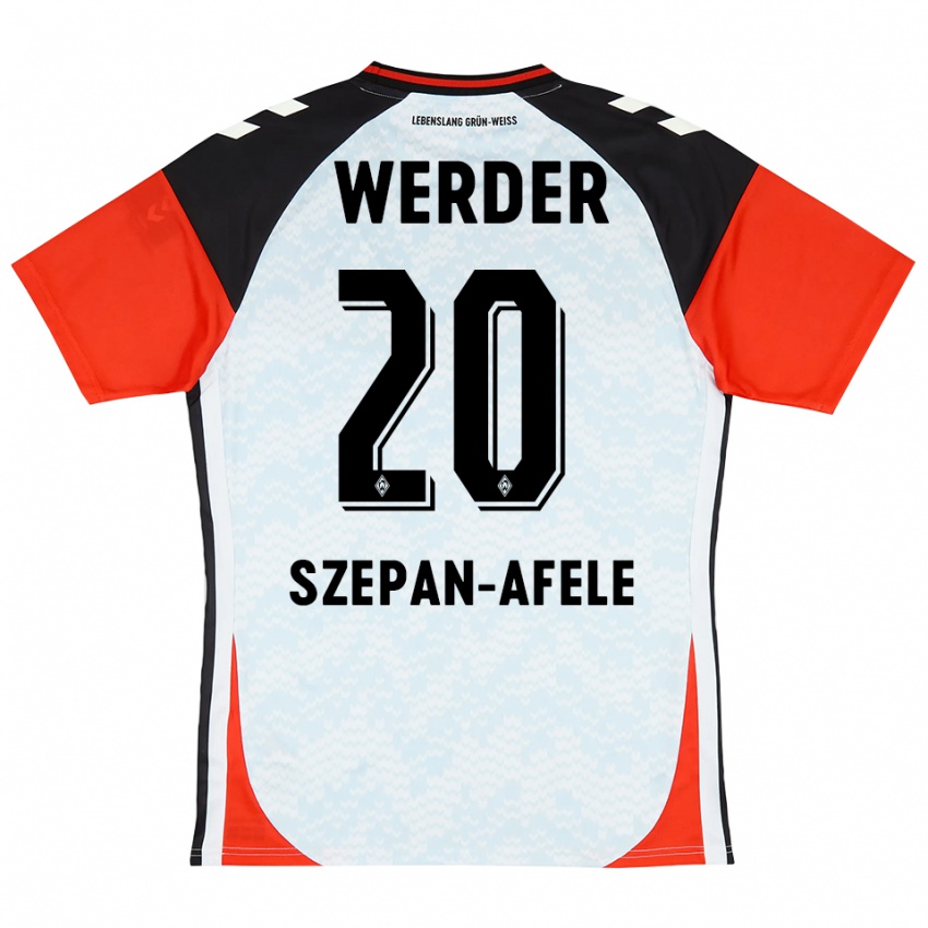 גברים Gianni Szepan-Afele #20 צהוב אדום שחור חולצת שוער 2025/26 חולצה קצרה