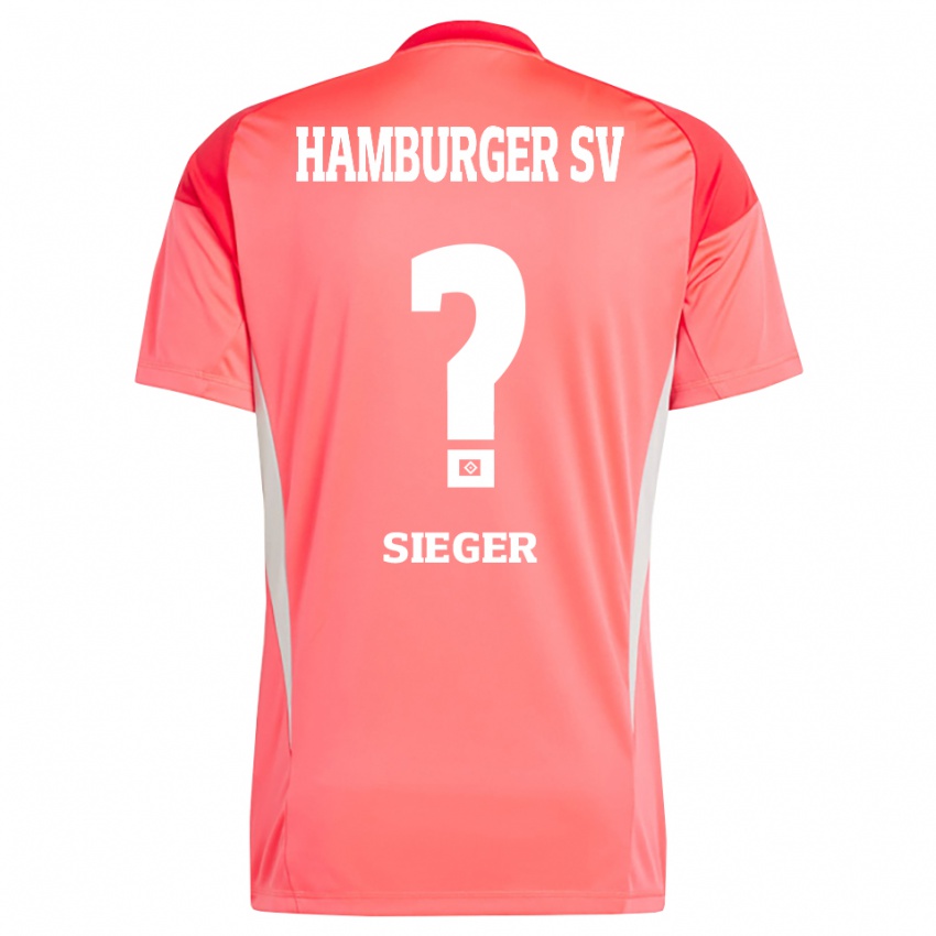 גברים Laura Sieger #0 כתום אדום חולצת שוער 2025/26 חולצה קצרה