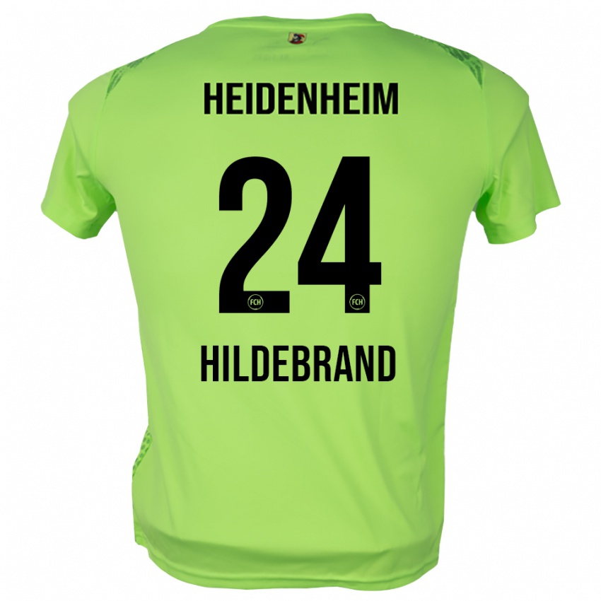 גברים Jan Hildebrandt #24 ירוק בהיר חולצת שוער 2025/26 חולצה קצרה