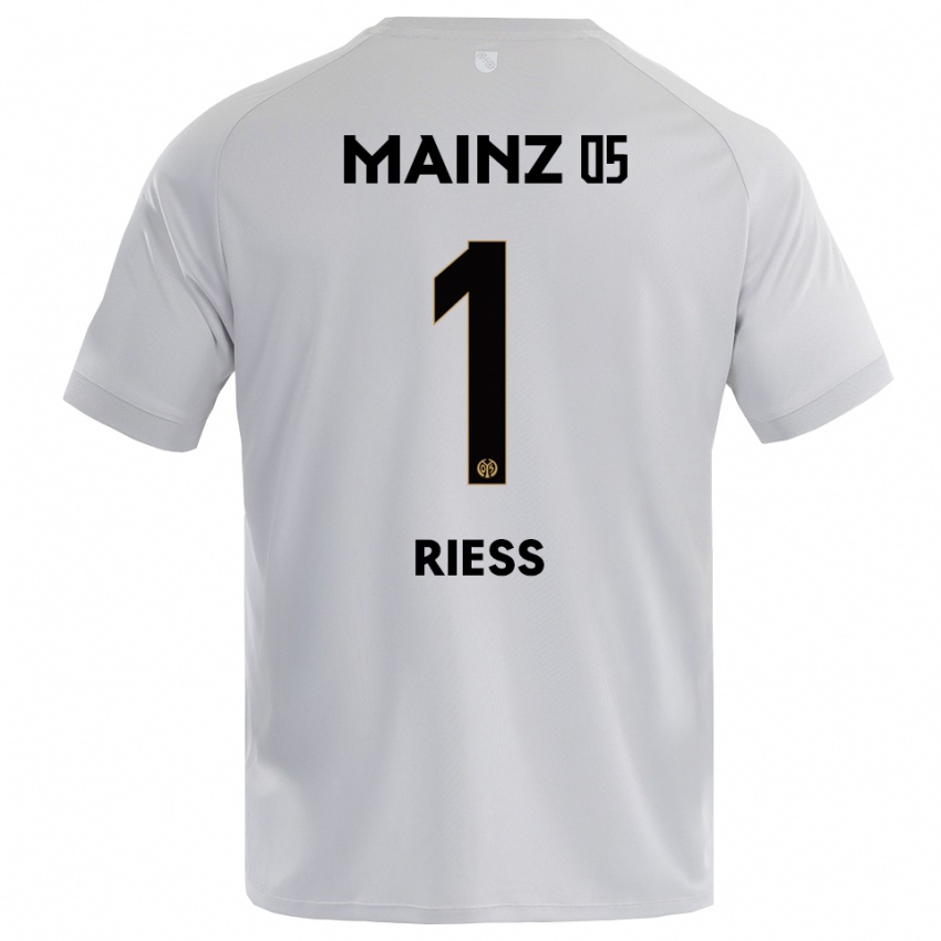 גברים לאסה פין רייס #1 כחול אפור בהיר חולצת שוער 2025/26 חולצה קצרה