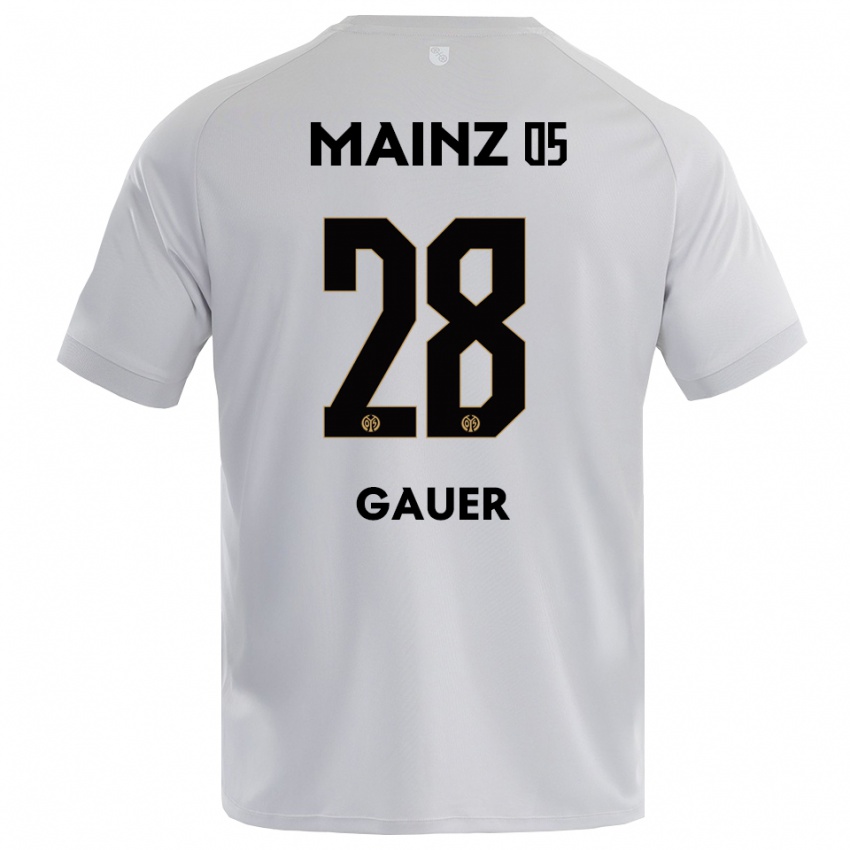 גברים לוק קווין גאואר #28 כחול אפור בהיר חולצת שוער 2025/26 חולצה קצרה