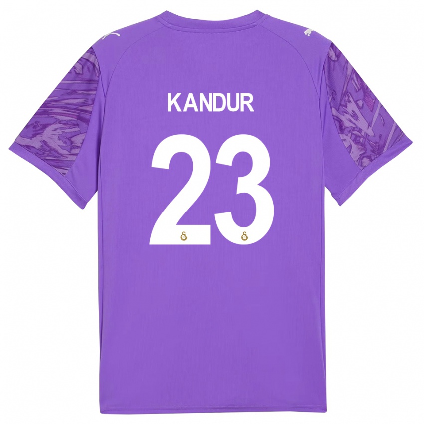 גברים מוגיי אינאן קנדור #23 לבן סגול חולצת שוער 2025/26 חולצה קצרה