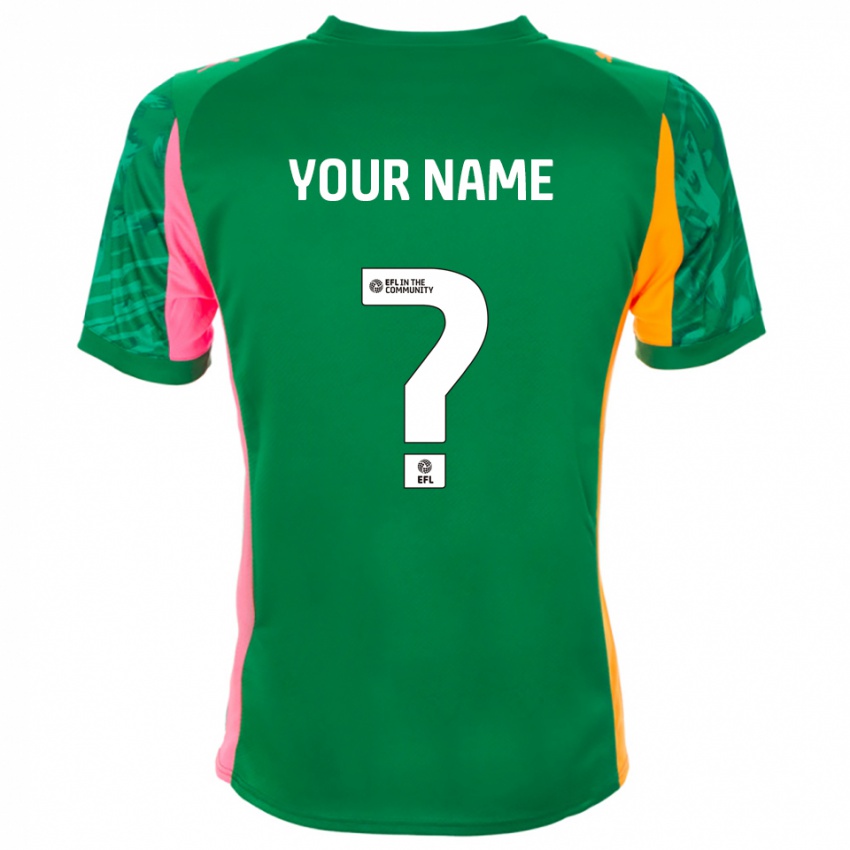 נשים בלקפול כתום ירוק חולצת שוער 2025/26 חולצה קצרה