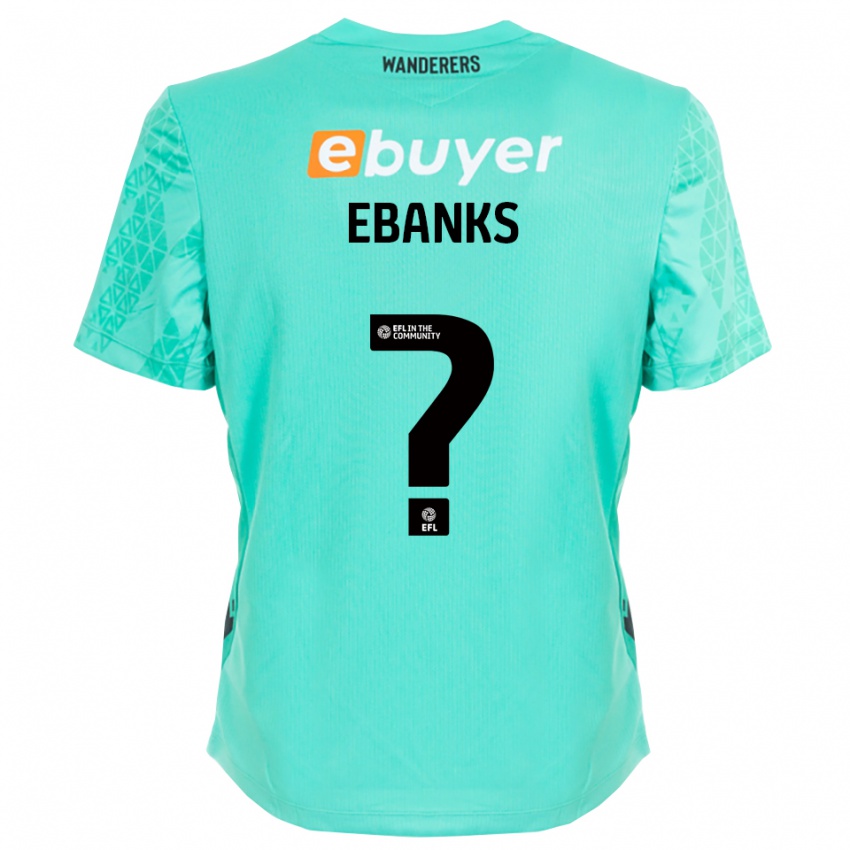 נשים Eve Ebanks #0 שחור אקווה חולצת שוער 2025/26 חולצה קצרה