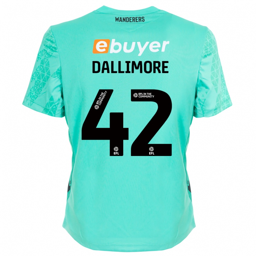 נשים ג׳ק דלימור #42 שחור אקווה חולצת שוער 2025/26 חולצה קצרה