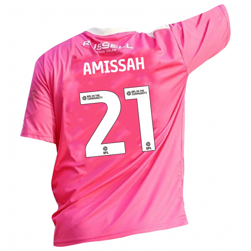 נשים יורדן אמיסה #21 ורוד רוז חולצת שוער 2025/26 חולצה קצרה