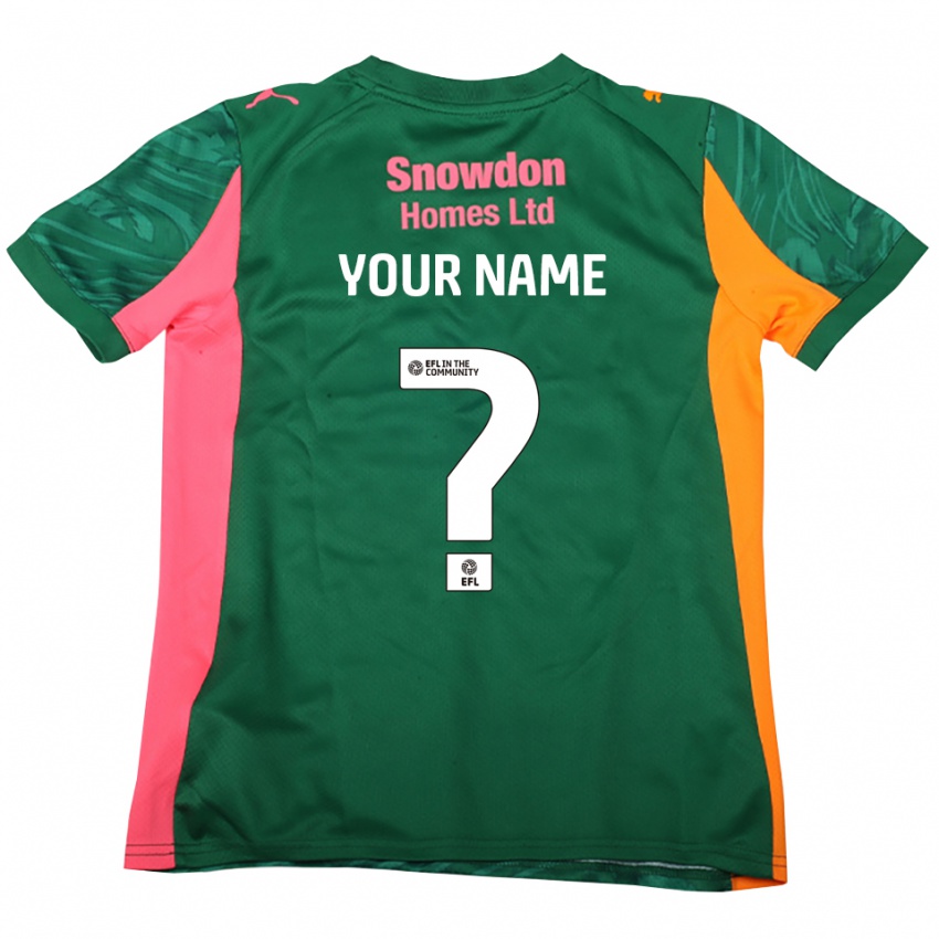 נשים נורת'המפטון טאון ירוק ורוד כהה חולצת שוער 2025/26 חולצה קצרה