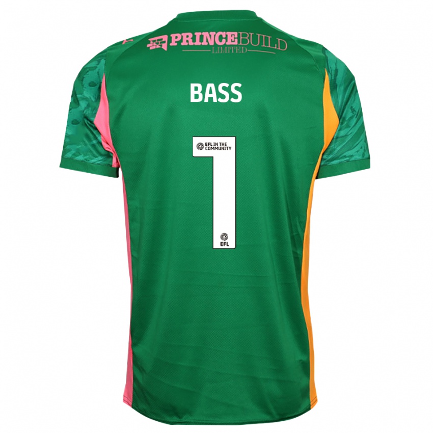 נשים אלכס באס #1 ירוק ורוד חולצת שוער 2025/26 חולצה קצרה