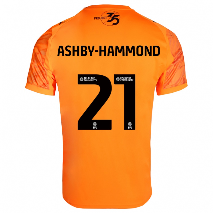 נשים לוקה אשבי-האמונד #21 שחור כתום חולצת שוער 2025/26 חולצה קצרה