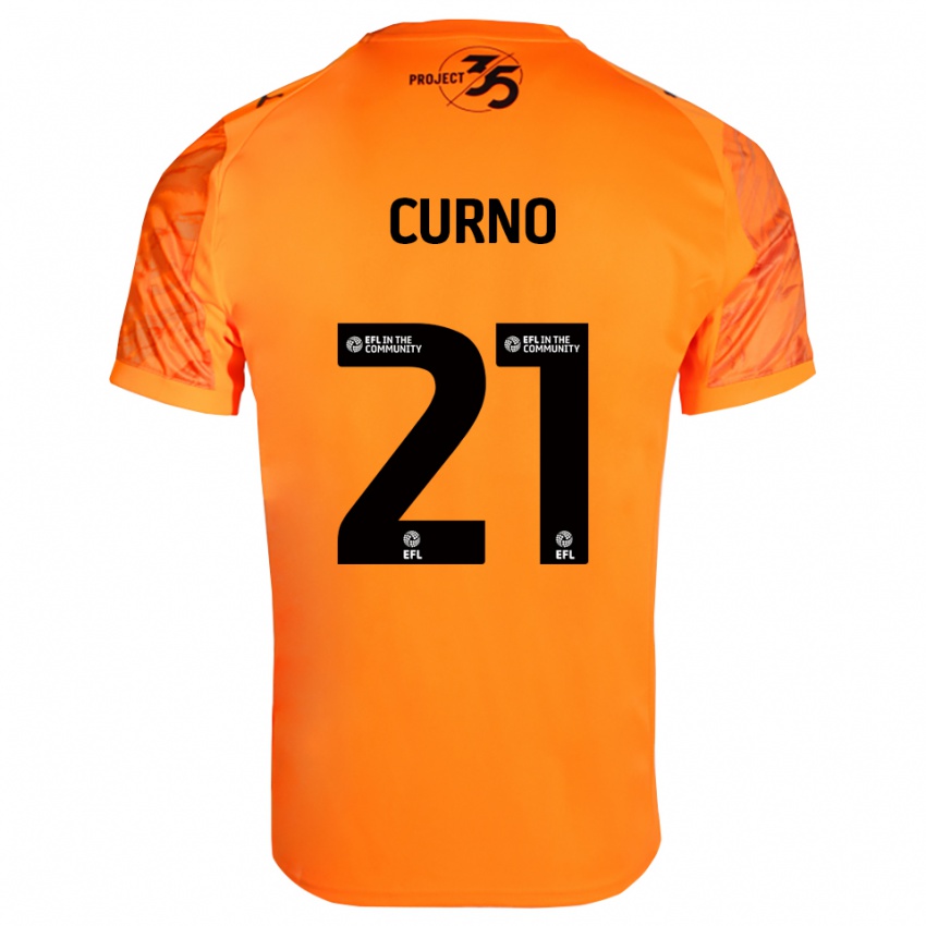 נשים מאדי קורנו #21 שחור כתום חולצת שוער 2025/26 חולצה קצרה